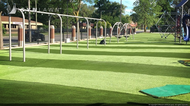 Synthetic Grass Is Suitable For The Playground Of A School